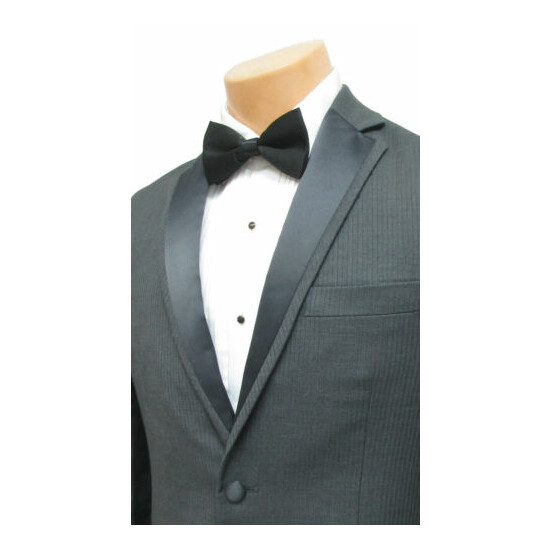 Men's Joseph Abboud Grey Tuxedo Jacket with Pants Wedding Groom Prom 39S 33W image {4}