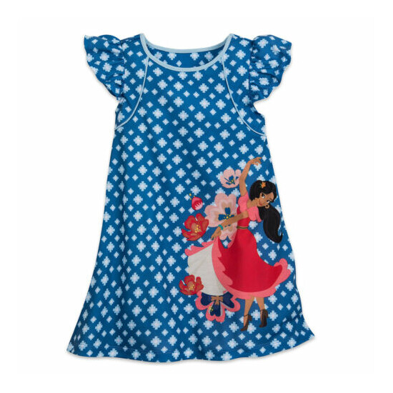 NWT Disney Store Elena of Avalor Nightshirt Nightgown 4,5/6 Girls image {1}