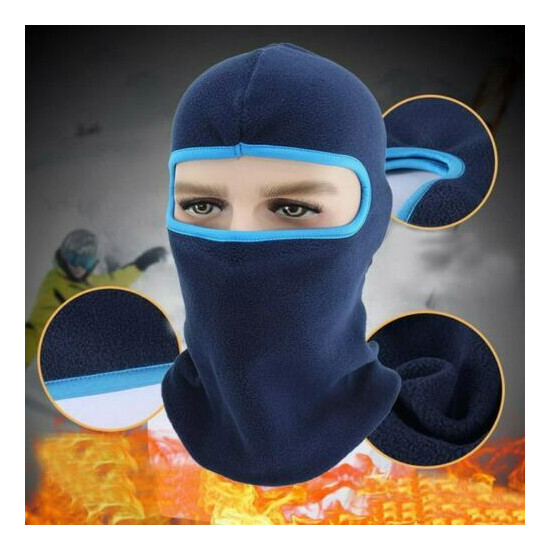 Balaclava Winter Ski Masks Windproof Cycling Warm Face Mask for Outdoor Sports image {2}