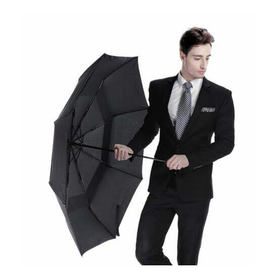 Automatic Umbrella Anti-UV Sun Rain Umbrella Windproof Teflon Folding Compact image {5}