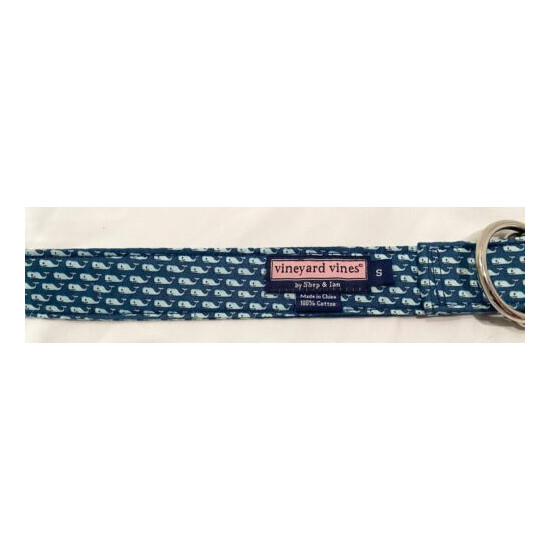 Vineyard Vines small Blue Whale Belt 37 inches D ring image {3}