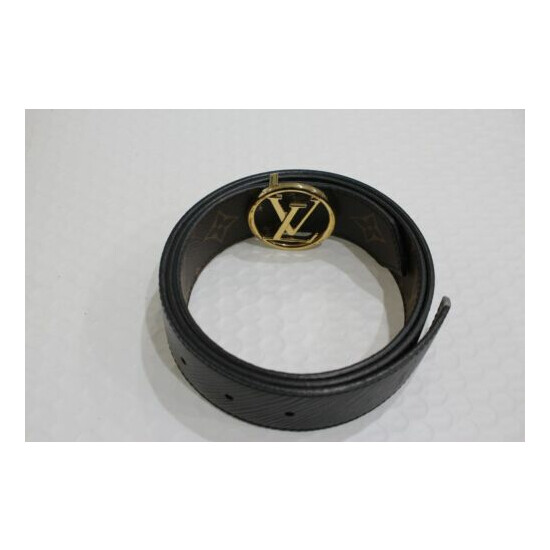 Louis Vuitton Circle 35mm Reversible Belt Black Monogram M9935 85/34 image {2}