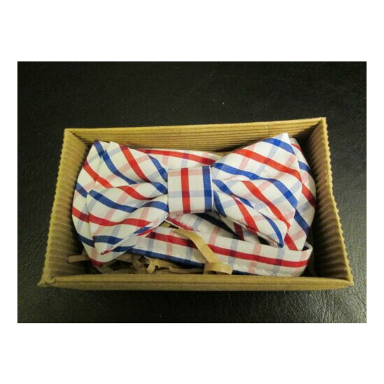 Baby Boy Bow Tie by Mud Pie, Red, White, Blue Patriotic, NIB image {2}