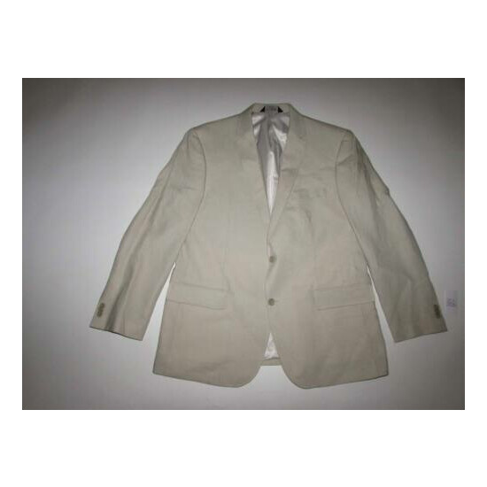 Jos. A. Bank Men's Tailored Slim Fit Blazer XL NWT Light Tan 100% Linen X Large image {1}
