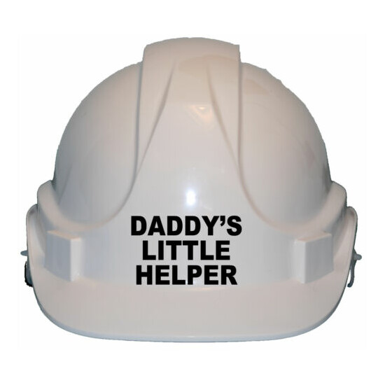 Daddy's Little Helper Children's Kids Hard Hat Safety Helmet 1-7 Years Approx image {1}