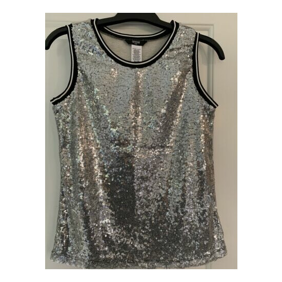 Girls Guess Sequin Tank Top image {1}