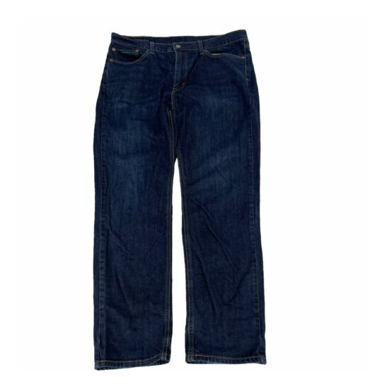 LEVIS 541 Blue Athletic Slim Stretch Jeans Mens W36 L32 (7575) image {1}