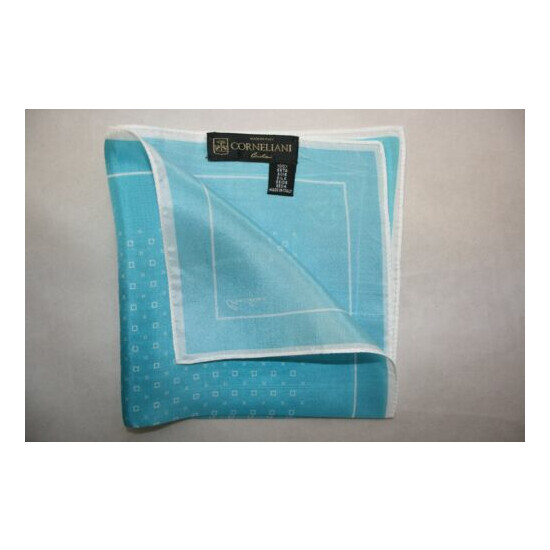 Corneliani Men's 100% Silk Pocket Square Handkerchief Made in Italy Gift for Him image {4}