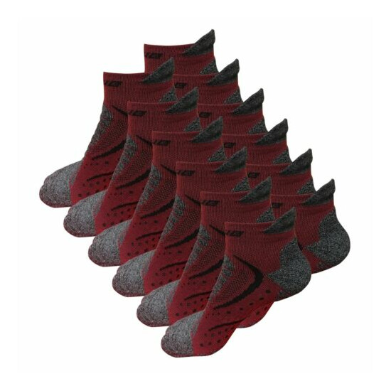 1-12 pairs Mens Low Cut Ankle Athletic Cotton No Show Sport Breathable Socks Lot image {1}