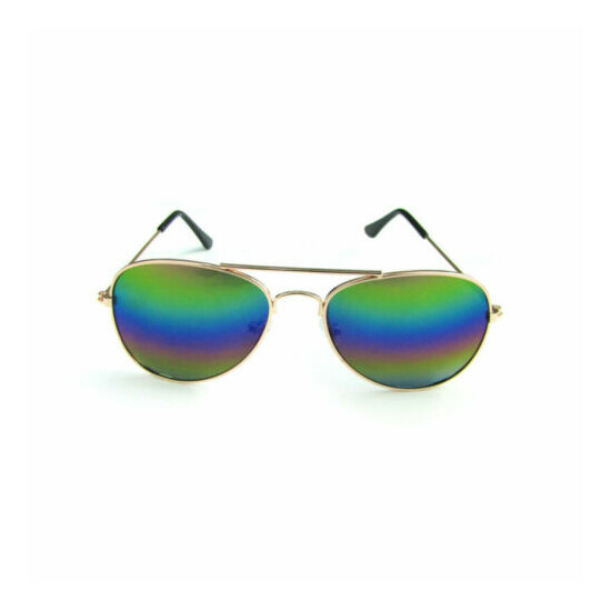 Unisex Kids Boys Girls Sunglasses Outdoor Classic Cool Anti-UV Retro Glasses New image {4}