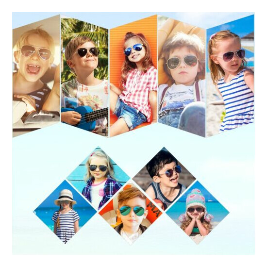 Sunglasses Gift for Kids Children Boys Girls Babies 6 7 8 9 10 11 12 13 Old Ages image {4}