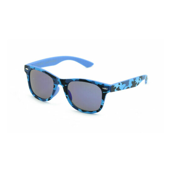 Kids Sunglasses Camo Design Classic Retro Flash Mirror Lens 1-7 Years UV 100%  image {3}