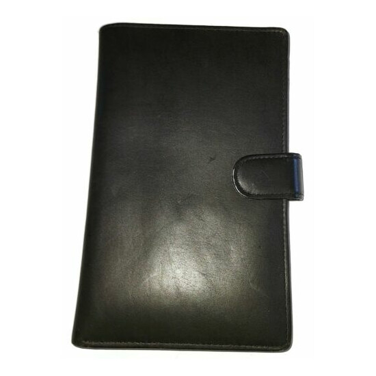 Buxton Leather Passport Case/ Wallet, Black  image {1}