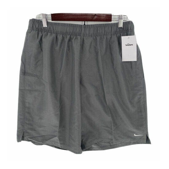 Nike Swim Lap 9" Volley Gray Grey Short Trunk NESSA558-018 Men's XL image {1}