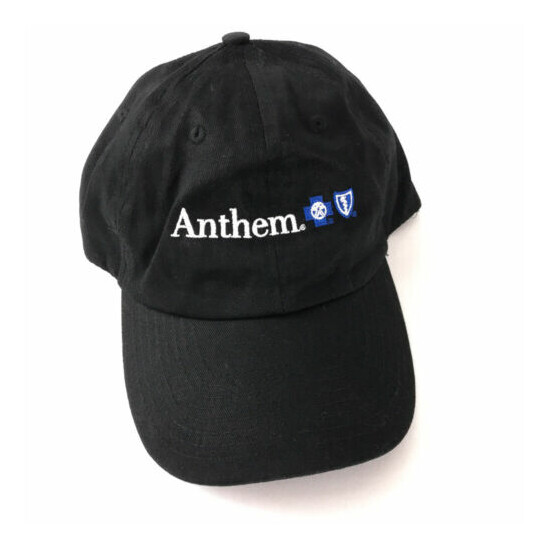 Anthem Blue Cross Blue Shield hat black cotton dad cap image {1}