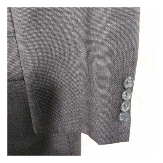 Hickey Freeman Nordstrom 100% Wool Sport coat Blazer Gray 2-Button Mens 42 image {2}
