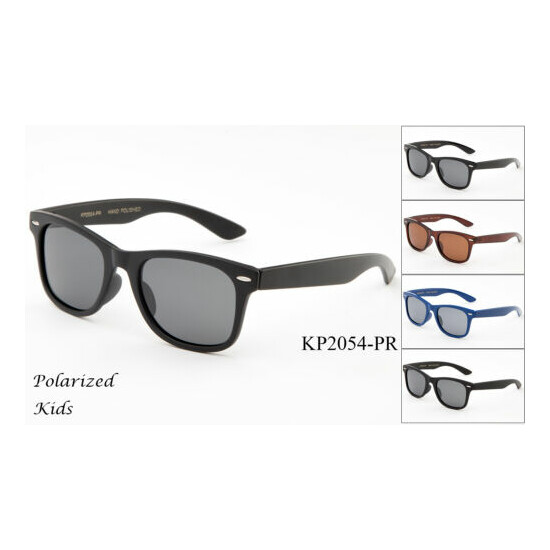 Polarized Kids Sunglasses Classic Retro Quality 1-6 Years Boys Girls UV 100%  image {1}