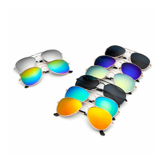 Unisex Kids Boys Girls Sunglasses Outdoor Classic Cool Anti-UV Retro Glasses New image {2}
