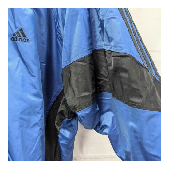 Adidas NWT Men's Blue & Black Nylon Athletic Training Jacket Size X-Large image {4}