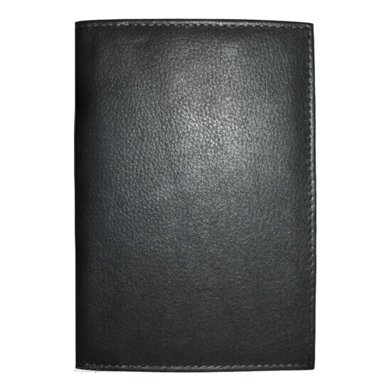 RFID passport case, Genuine leather passport cover U.S. leather passport holder image {4}