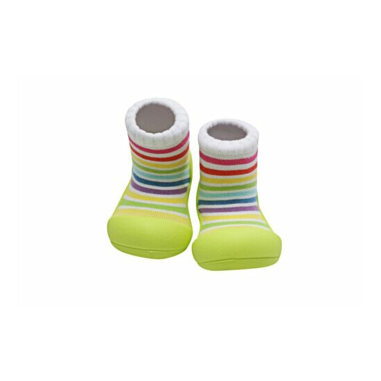 ATTIPAS RAINBOW GREEN infant size shoes sensitive feet stylish non slip boots image {4}