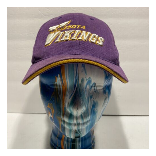 Minnesota Vikings Hat Embroidered Strapback Trucker Cap Official NFL Merch image {2}