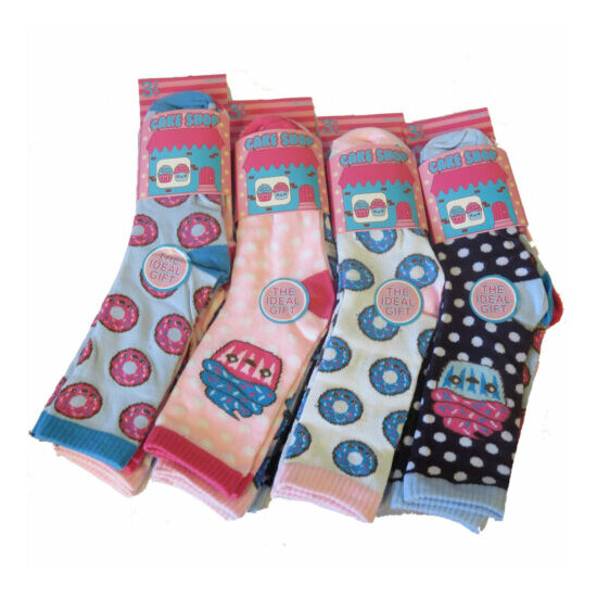 6/12 Pairs Childrens Girls Boys Cotton Novelty Socks Infant Size 0-6 Big KIds image {4}