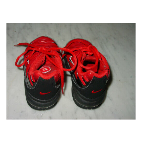 2018 Nike Air Max Plus Black/Red Running Toddler Shoes! Size 6C  image {3}