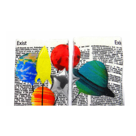 Art N Wordz Apparel David Bowie Major Tom Dictionary Print Pop Art Unisex Socks image {3}