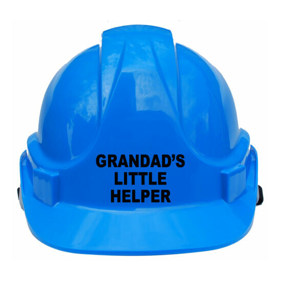 Grandad's Little Helper Children's Kids Hard Hat Safety Helmet 1-7 Years Approx image {7}