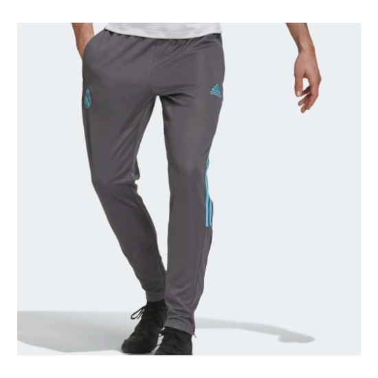 Adidas Men's Tiro21 Real Madrid Training Pants Soccer GL0500 Size S M L Grey  image {2}