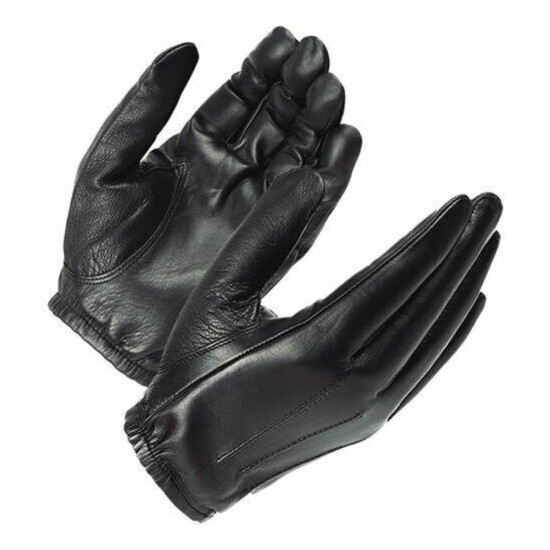 TWEST Tactical Gloves Black Genuine Sheep Skin Leather - TW62BK image {1}