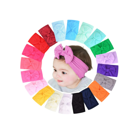 Diademas para bebes ropa de bebe niñas headbands baby girls moños bebe 20pcs NEW image {1}