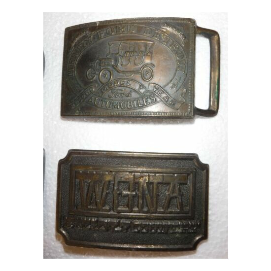 Vintage Belt Buckle Collection, Lot of 5 image {4}