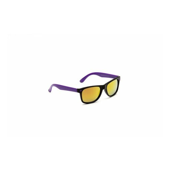 Kid's EyeLevel Mirrored Sunglasses - Celebration - Blue, Purple or Green Frame image {3}