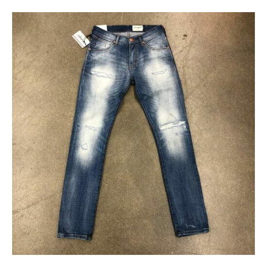 NWT Wrangler Men's 1947 BORN READY LARSTON Slim Tapered Jeans Denim Pants All Sz image {2}