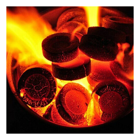 1Box Fully Burning Coal Quick Light Hookah Charcoals Shisha Hookah Accessories image {2}
