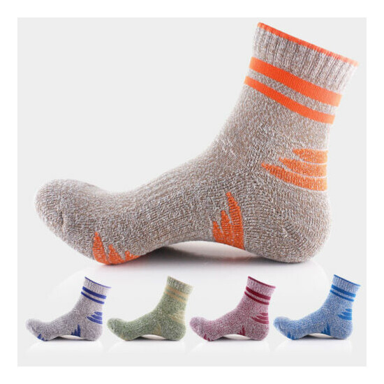 5 Pairs Mens Sports Socks Lot Cotton Elasticity ventilate Athletic Dress Socks image {1}