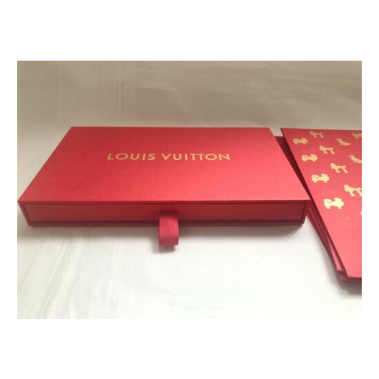 Louis Vuitton 2018 dog monogram red packet for holder bag box scott globe trunk image {3}