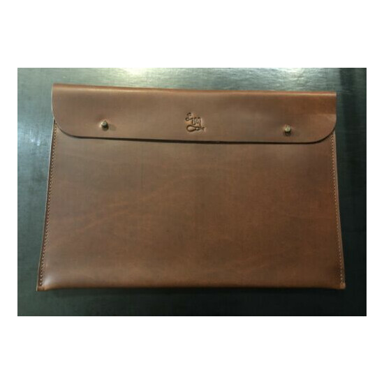  LM Products USA - Radcliffe Full Grain Leather Portfolio - iPad or Documents image {1}