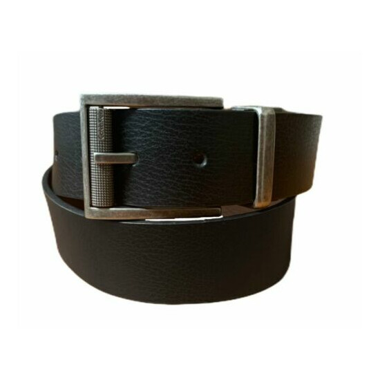 Calvin Klein Men's Reversible Leather Belt, Black/Brown, Size 30 image {1}