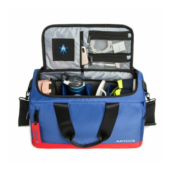 Premium Sneaker Bag - Travel Duffel Bag with 3 Adjustable Divides Compartments image {3}