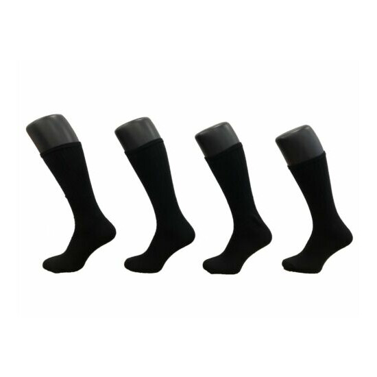 10-40 Pairs Mens Casual sports work Warm Black Socks Winter Cotton Rich 6-11 image {3}