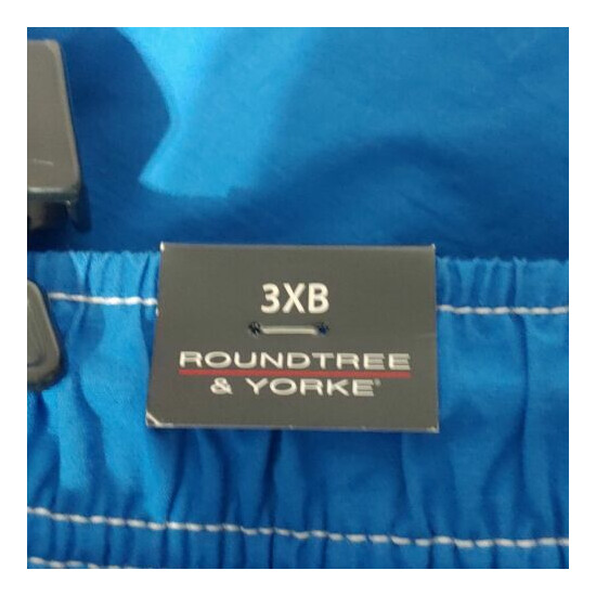Roundtree & Yorke Blue Swim Trunks Mens Sz 3XB image {3}