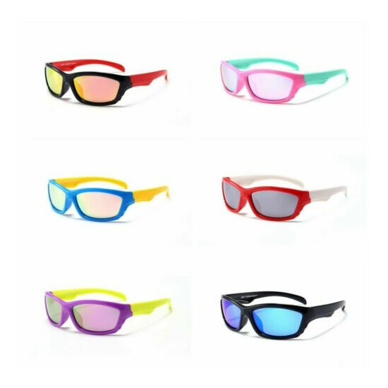 Tinted Polarized Sunglasses Sport Googles Toddler Riding Boys Girls Kids I458 image {3}