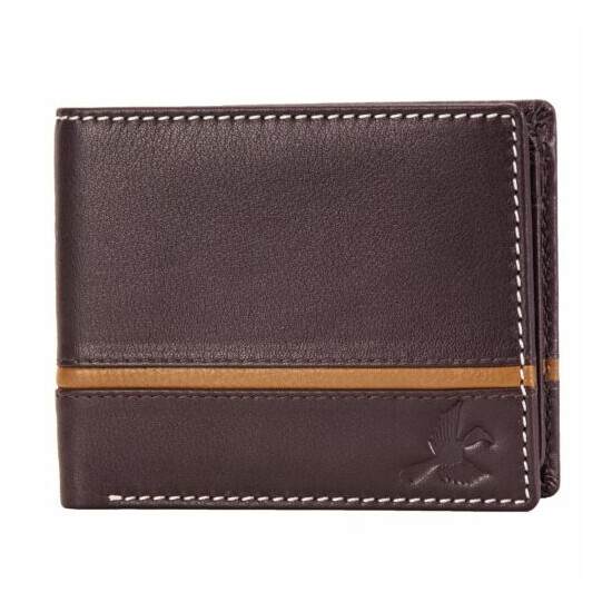 Hornbull Gift Hamper for Men Brown Leather Wallets and Black Belt Combo Gift Set image {2}