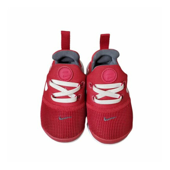 2017 Nike Presto Fly Slip On Gym Red/White/Dark Grey Toddler Shoes Size 5C  image {6}