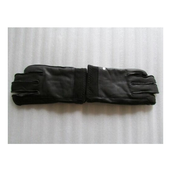 UGG Gloves Tech Smart Gibson Leather Suede Black Medium image {3}