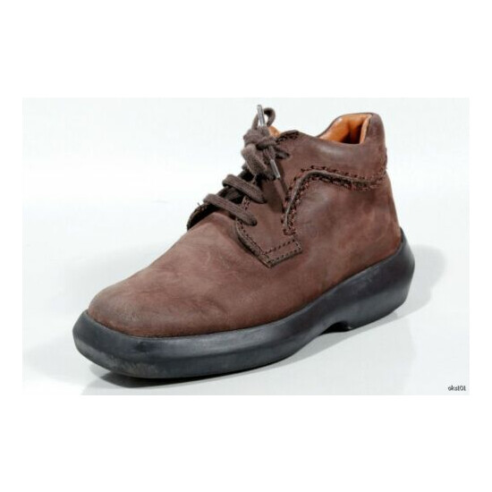 TODS boys brown BOOTS shoes Italy 27 US 10 - super cute image {1}