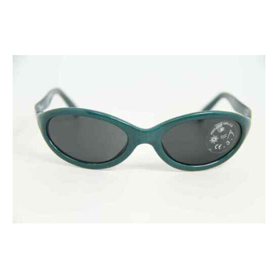 BABY VUARNET Kid's B400 Metallic Green Sunglasses Gray Lens image {1}